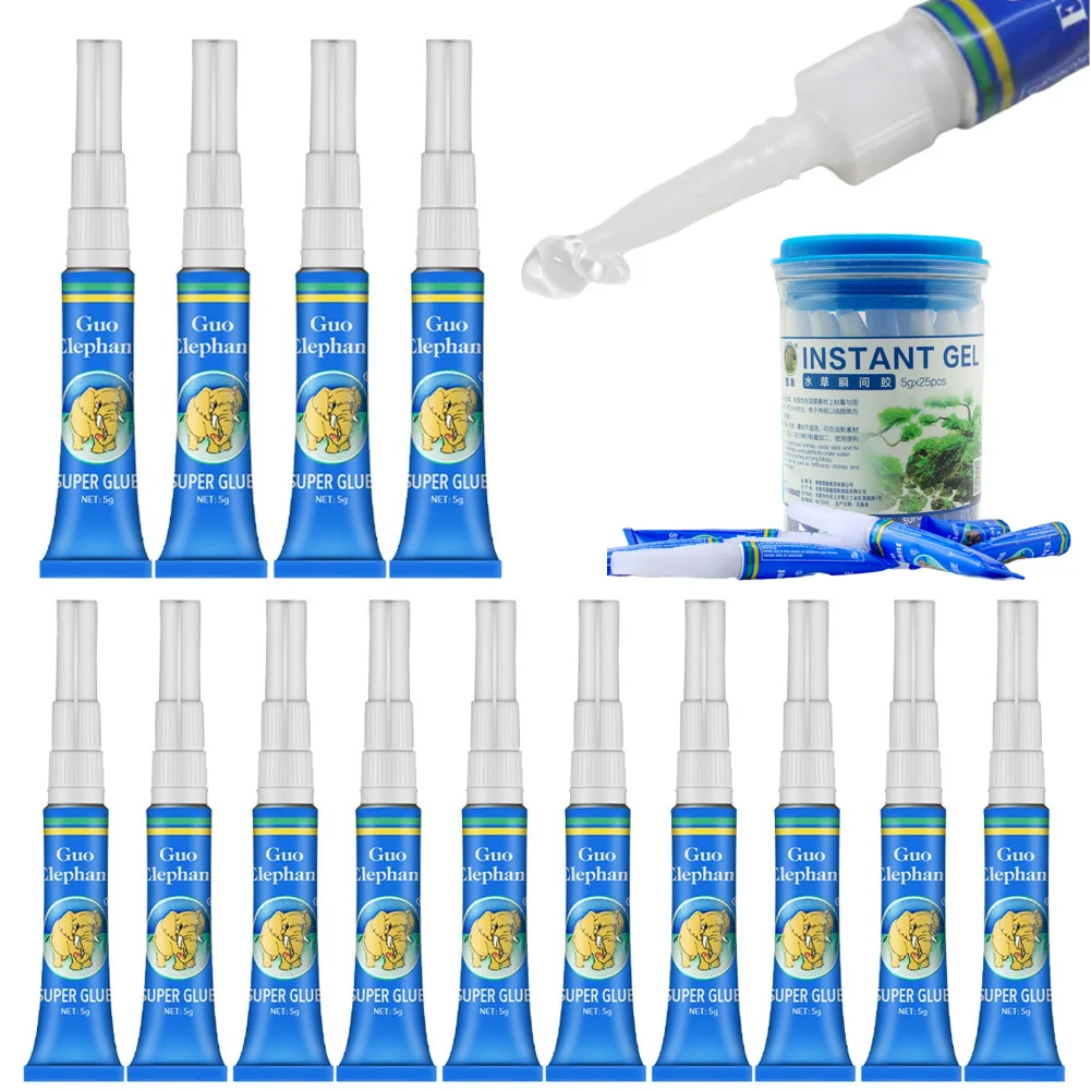 Aquarium Plant Glue Gel - Piante acquatiche Driftwood Gel subacqueo Paesaggistica