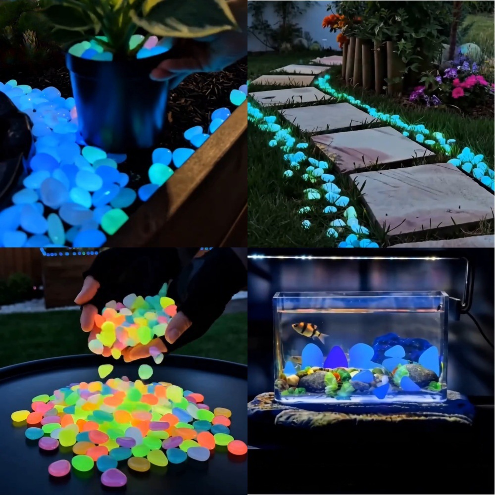 Led Planted Tank Light - Ciottoli luminosi colorati che si illuminano