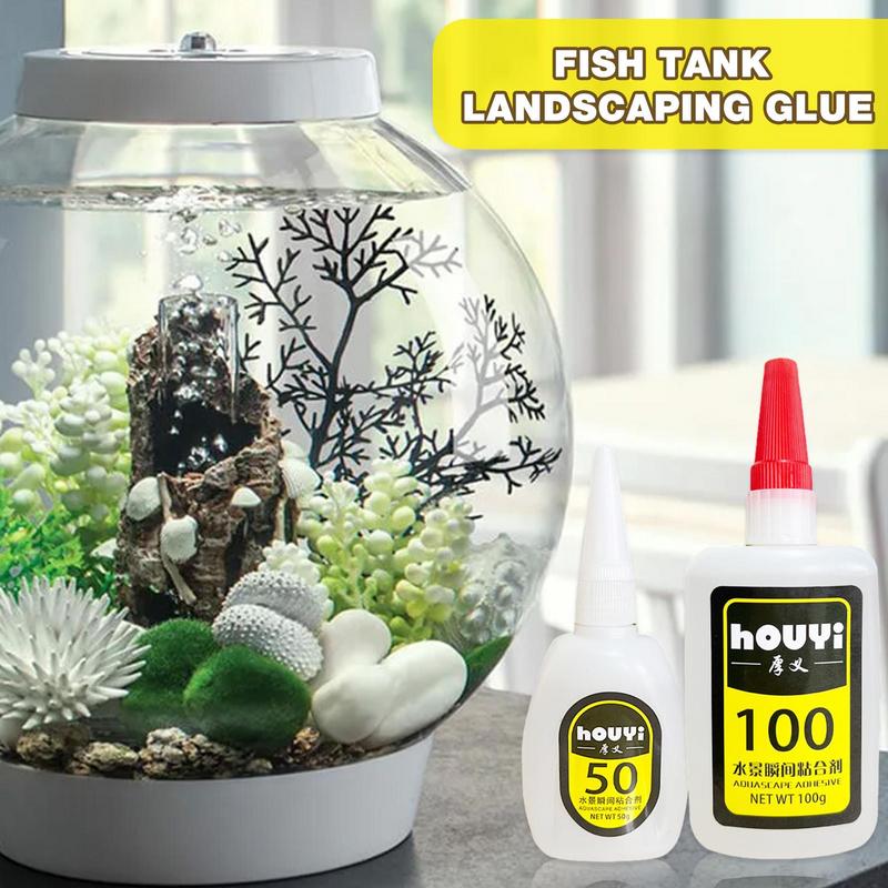 Aquarium Plant Glue Gel - 50/100g Serbatoio di Pesce Paesaggistica Muschio