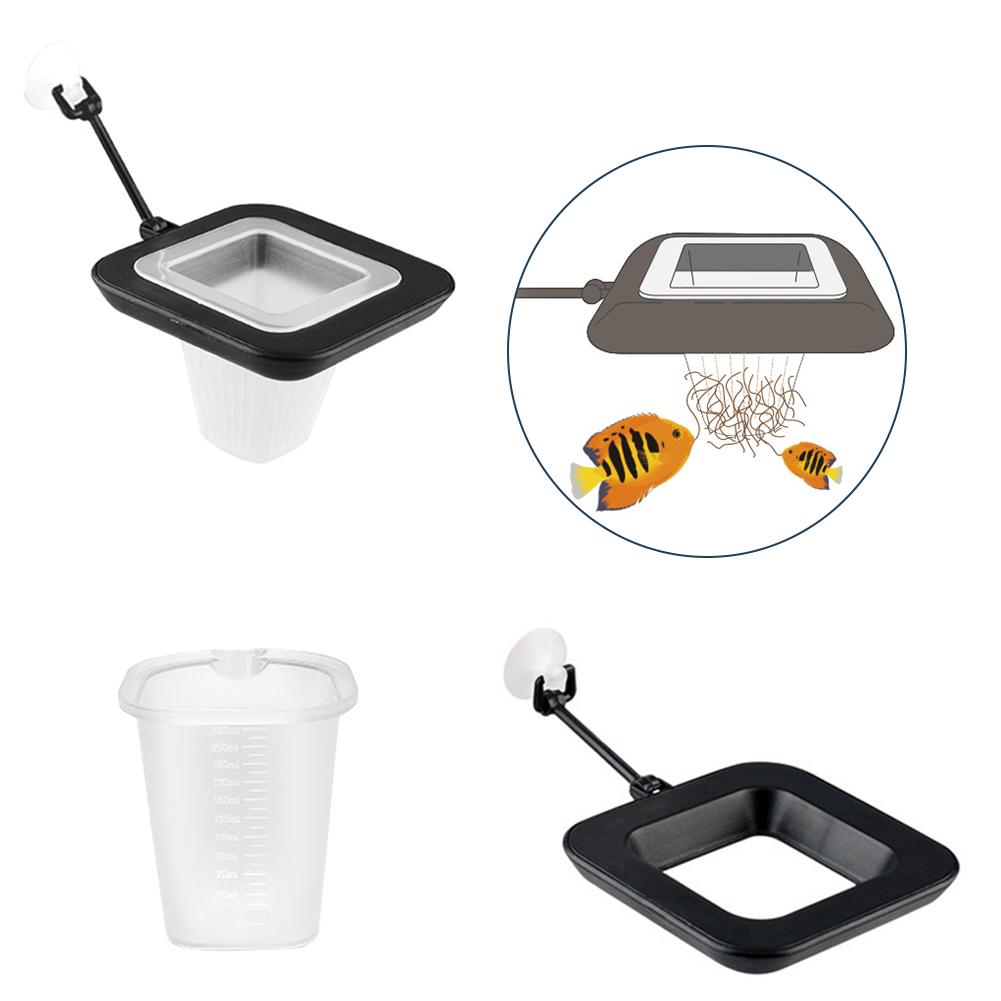 Aquarium Plant Red - Alimentatore per acquario Verme rosso Tazza