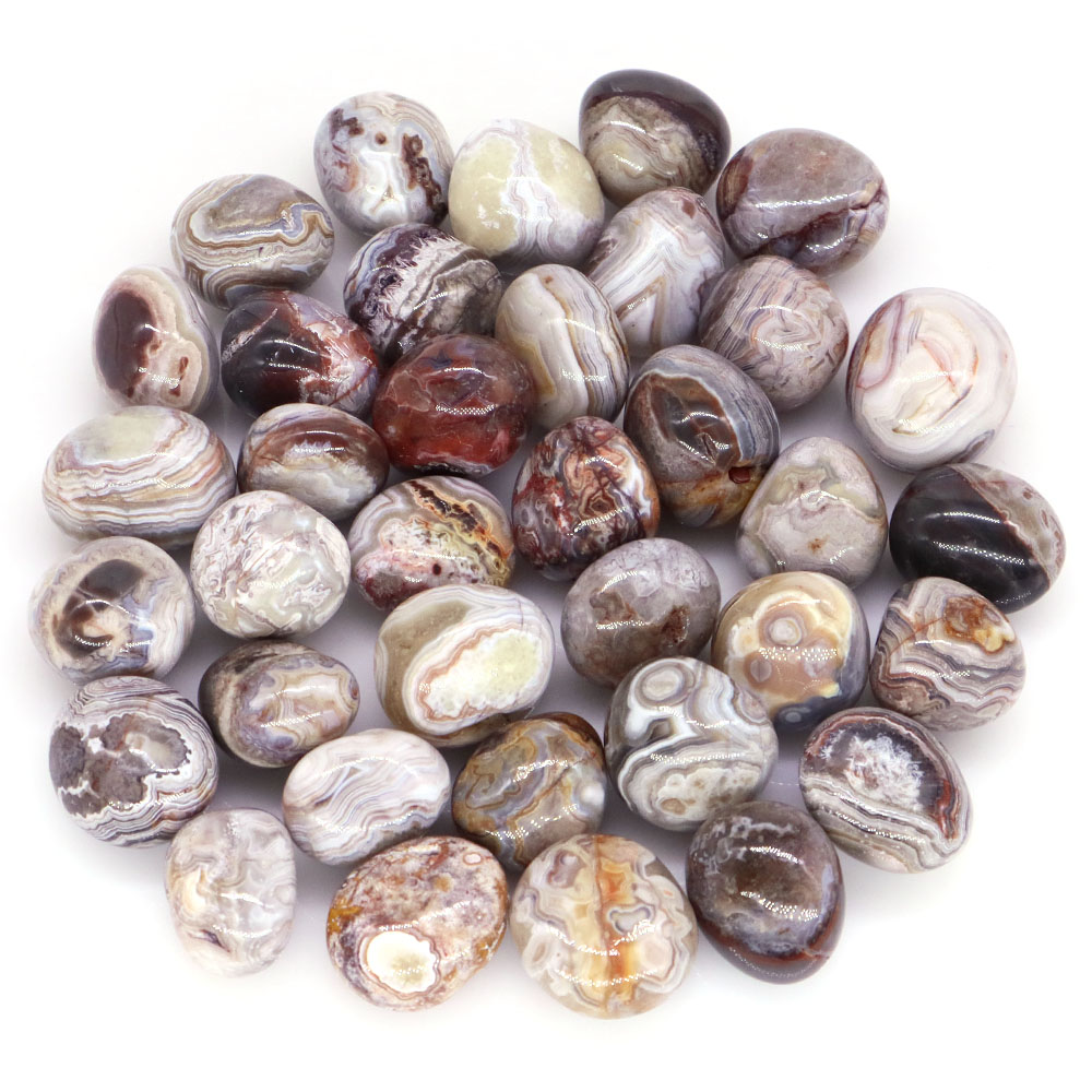 Aquarium Plant Red - Naturale rosso bianco Crazy Agate Stone