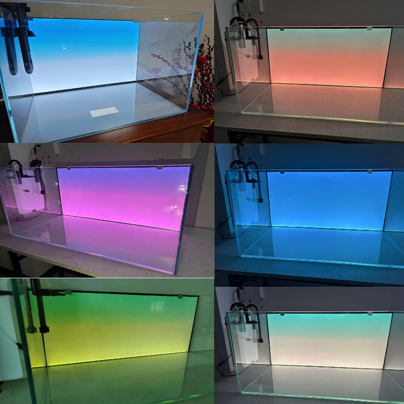 Aquarium Planted Background - Pannello luminoso a LED per acquario,