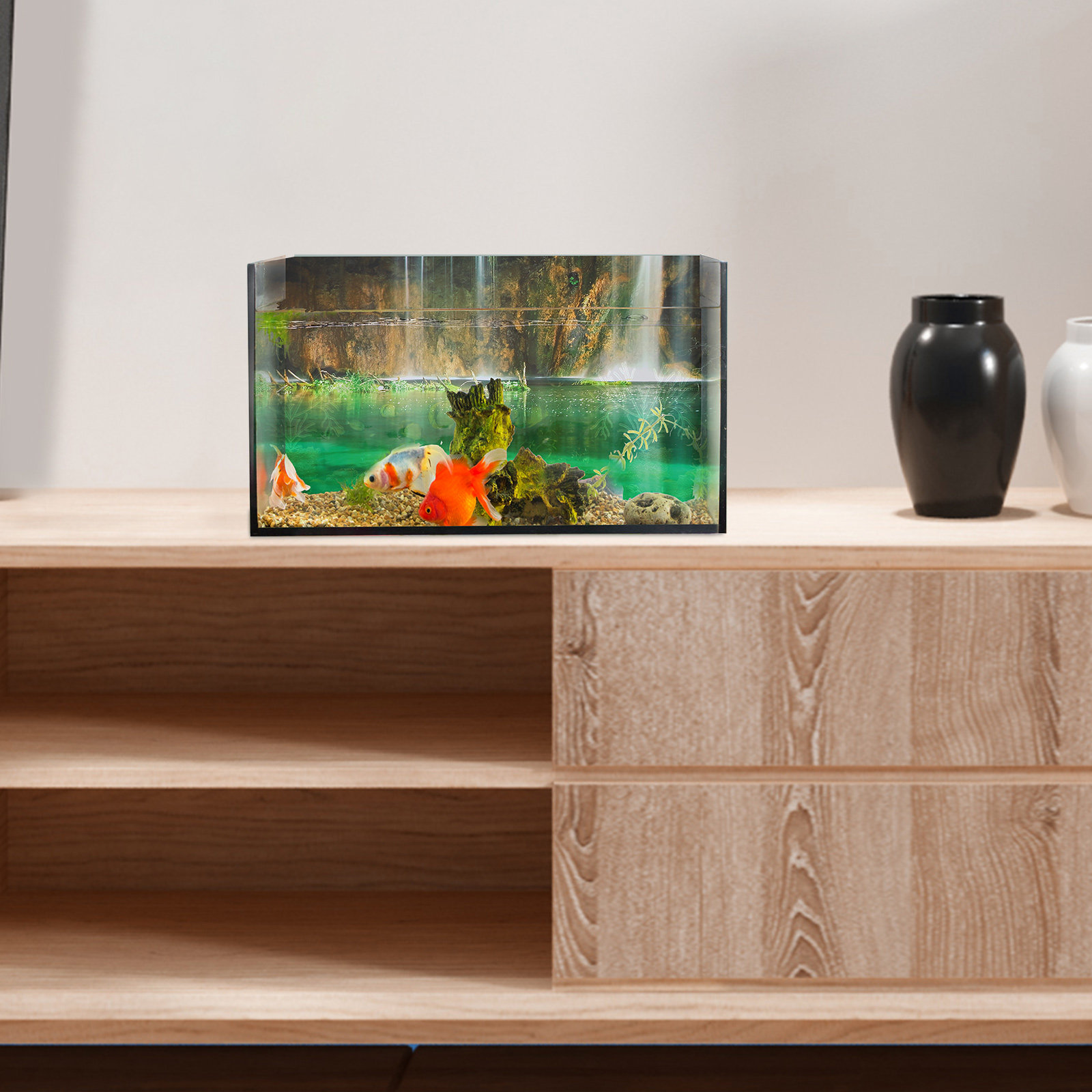 Adesivo per Sfondo Acquario 3D - Aquarium Planted Background recensione e prezzo