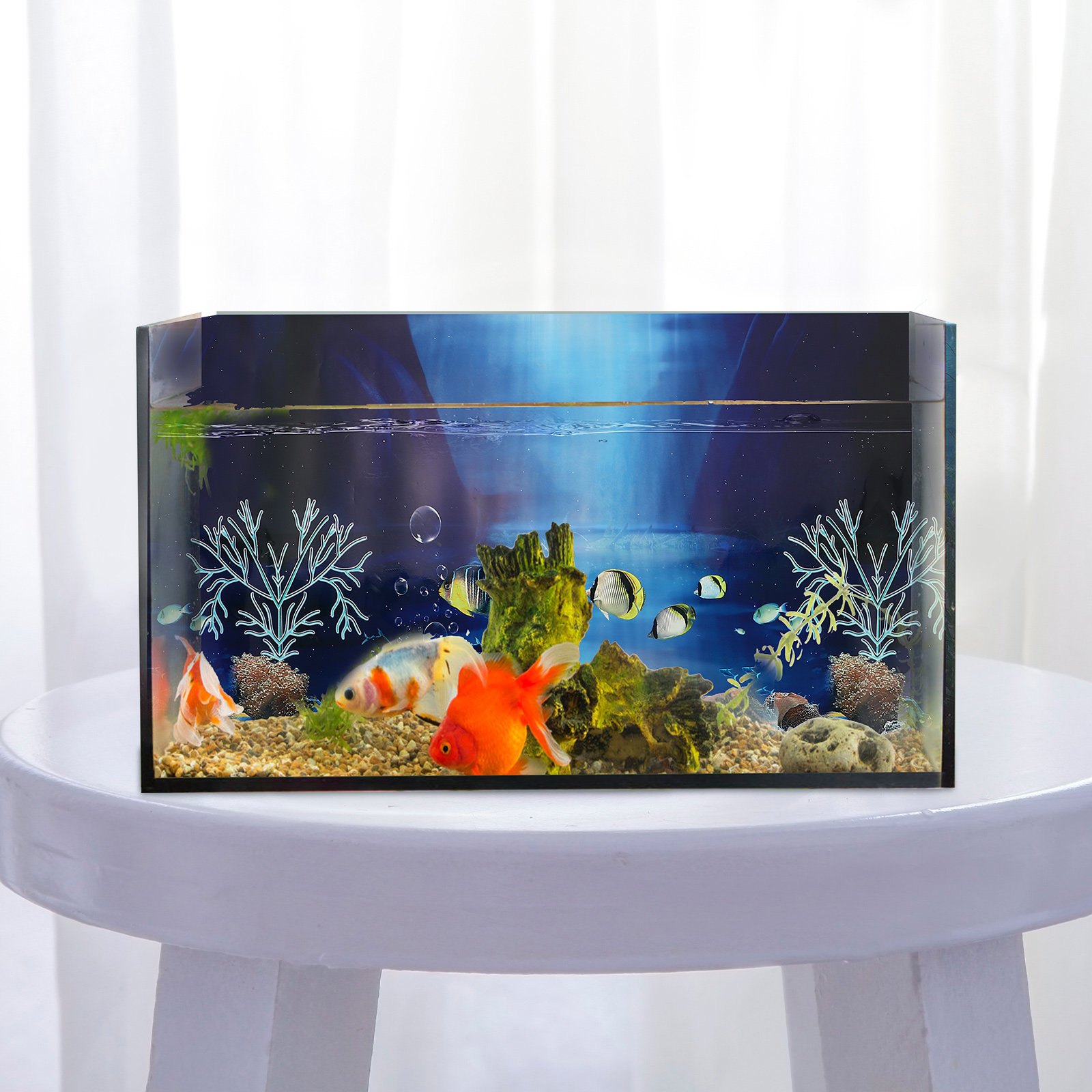 Adesivo per Sfondo Acquario 3D - Aquarium Planted Background recensione e prezzo