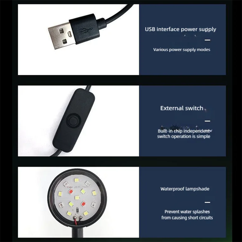 Lampada a clip USB a LED per a - Led Planted Tank Light recensione e prezzo
