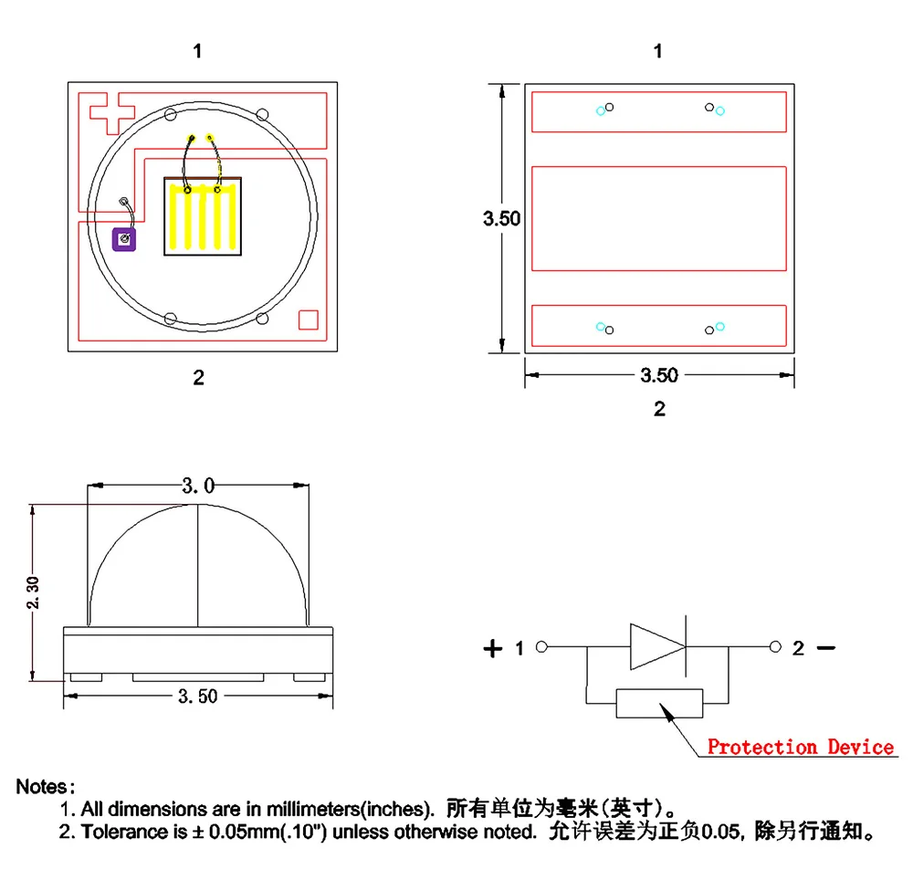 10 PZ 3 W 650nm 655nm 660nm 67 - Led Planted Tank Light recensione e prezzo